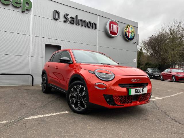Fiat 600 New Fiat 600e La Prima 54kwh 154hp Hatchback Electric Sunset Orange