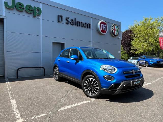 Fiat 500x 1.0 FireFly Turbo MultiAir City Cross Euro 6 (s/s) 5dr SUV Petrol Blue