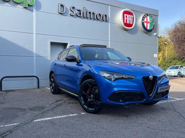 Alfa Romeo Stelvio 2.0T Veloce Auto Q4 AWD Euro 6 (s/s) 5dr SUV Petrol Misano Blue