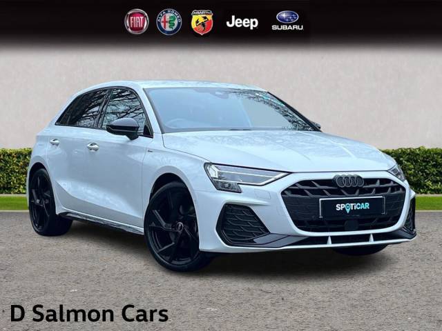 Audi A3 1.5 TFSI 35 Black Edition Sportback S Tronic Euro 6 (s/s) 5dr Hatchback Petrol Glacier White