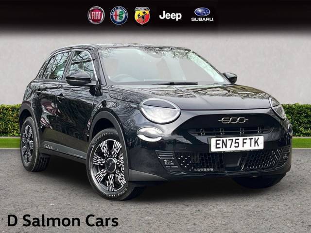 Fiat 600 1.2 MHEV e-DCT Euro 6 (s/s) 5dr SUV Hybrid Onyx Black
