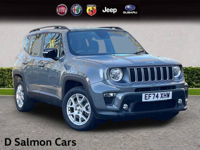 Jeep Renegade 1.3 GSE T4 11.4kWh Limited Auto 4xe Euro 6 (s/s) 5dr SUV Hybrid Sting Grey
