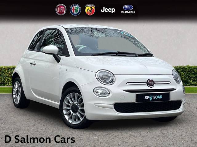 Fiat 500 1.2 ECO Pop Star Euro 6 (s/s) 3dr Hatchback Petrol Bossa Nova White