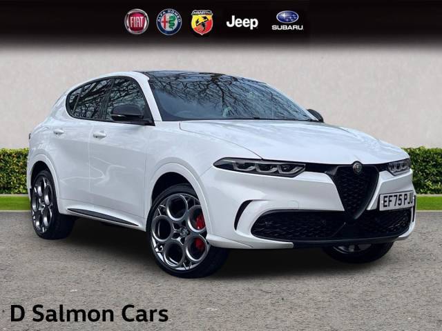 Alfa Romeo Tonale 1.3 VGT 15.5kWh Tributo Italiano Auto Q4 AWD Euro 6 5dr SUV Hybrid Banchise White with Black Roof