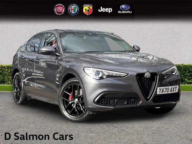 Alfa Romeo Stelvio 2.0T Veloce Auto Q4 AWD Euro 6 (s/s) 5dr SUV Petrol Vesuvio Grey