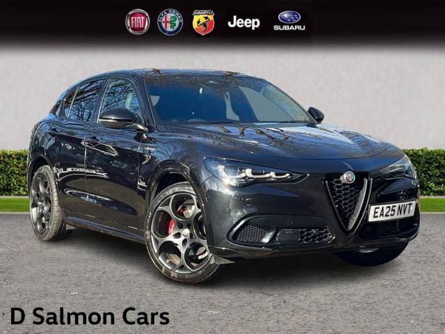 Alfa Romeo Stelvio 2.0T Veloce Auto Q4 AWD Euro 6 (s/s) 5dr SUV Petrol Vulcano Black