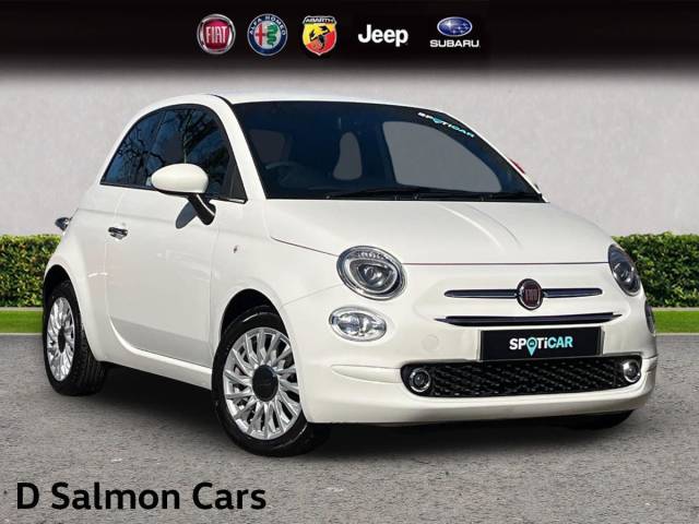 Fiat 500 1.2 Lounge Euro 6 (s/s) 3dr Hatchback Petrol Bossa Nova White