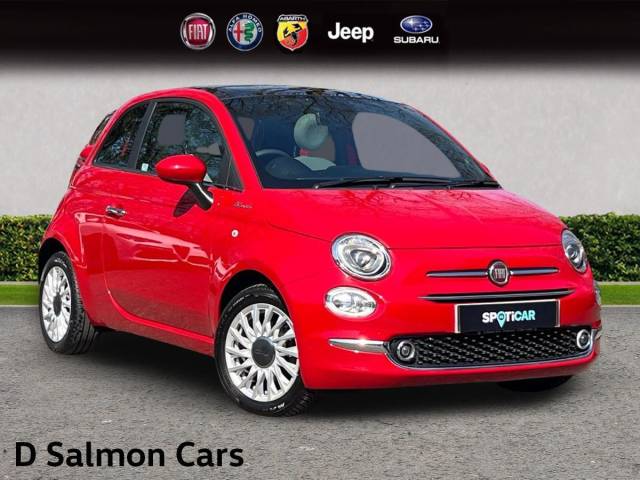 Fiat 500 1.0 MHEV Dolcevita Euro 6 (s/s) 3dr Hatchback Petrol Passadoble Red