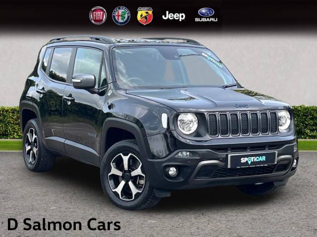 Jeep Renegade 1.3 GSE T4 11.4kWh Trailhawk Auto 4xe Euro 6 (s/s) 5dr SUV Hybrid Black
