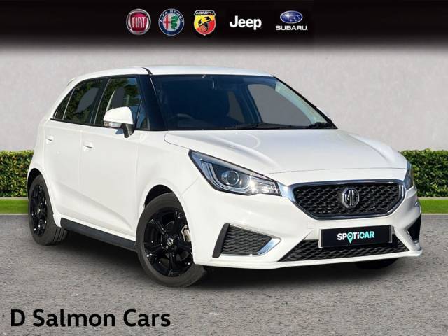 MG MG3 1.5 VTi-TECH Exclusive Nav Euro 6 (s/s) 5dr Hatchback Petrol White