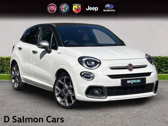 Fiat 500x 1.3 FireFly Turbo Sport DCT Euro 6 (s/s) 5dr SUV Petrol White/Black Roof