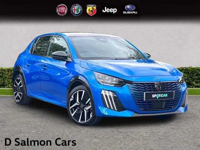 Peugeot 208 1.2 PureTech GT Euro 6 (s/s) 5dr Hatchback Petrol Vertigo Blue