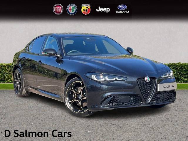 Alfa Romeo Giulia 2.0 Turbo Petrol 280 Intensa Saloon Petrol Vulcano Black