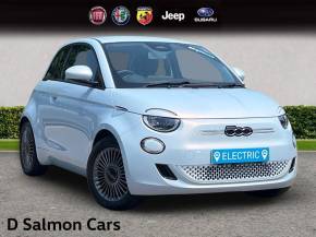 FIAT 500E at D Salmon Cars Colchester