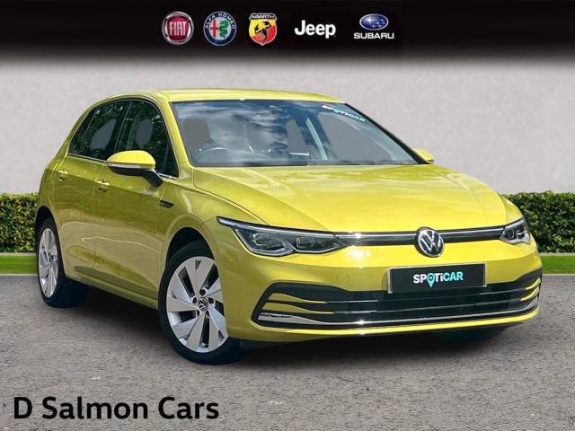 Volkswagen Golf 1.5 eTSI MHEV Style DSG Euro 6 (s/s) 5dr Hatchback Hybrid Lime Yellow