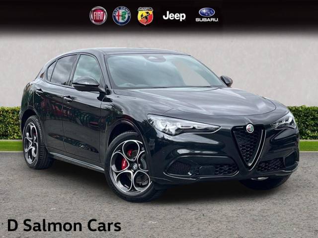 Alfa Romeo Stelvio 2.0 Turbo Petrol 280 Q4 Veloce Estate Petrol Vulcano Black