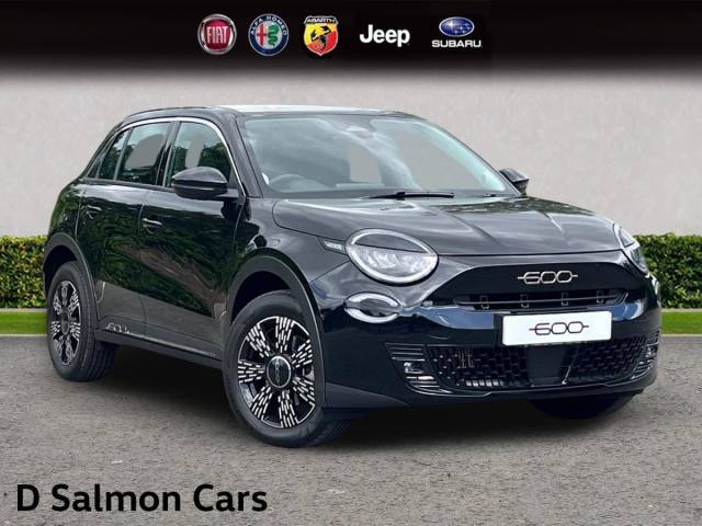 Fiat 600 1.2 MHEV e-DCT Euro 6 (s/s) 5dr SUV Hybrid Black