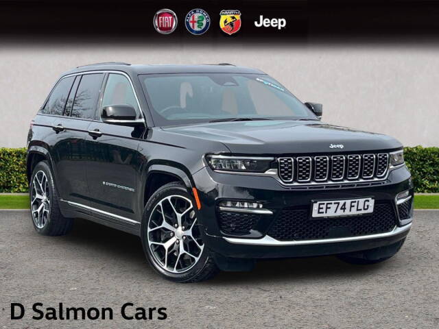 Jeep Grand Cherokee 2.0 17.3kWh Summit Reserve Auto 4xe Euro 6 (s/s) 5dr SUV Hybrid Diamond Black