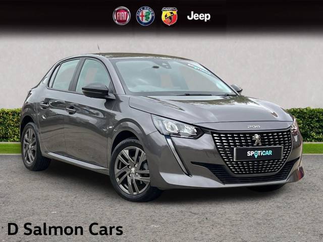 Peugeot 208 1.2 PureTech Active Premium Euro 6 (s/s) 5dr Hatchback Petrol Nimbus Grey