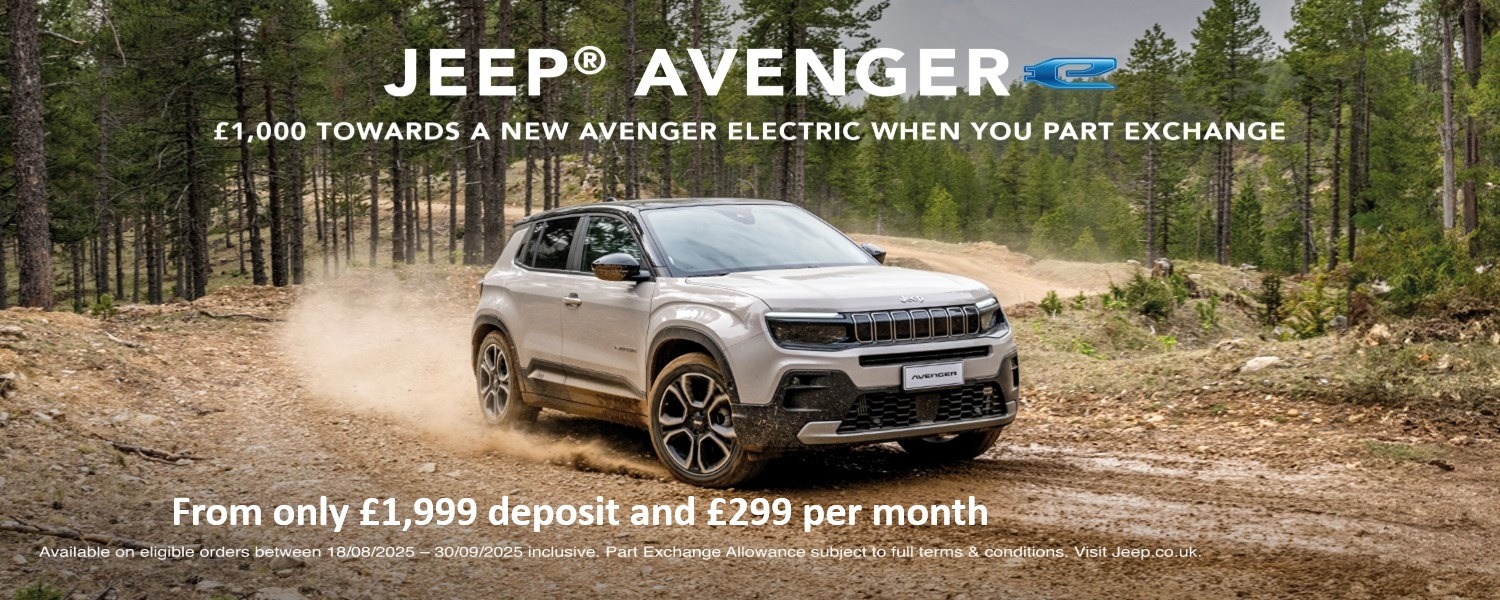 Avenger Electric Summit - £1,999 Deposit, £299 Per Month!