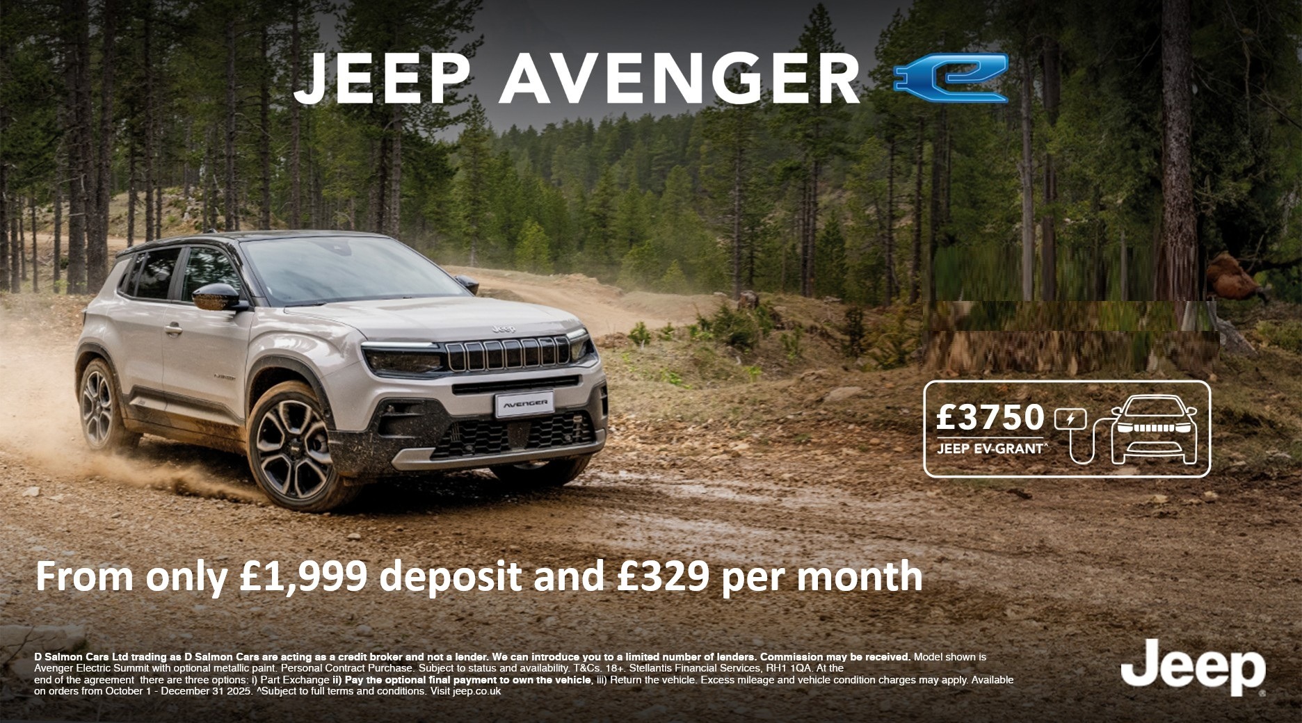 Avenger Electric Summit - £1,999 Deposit, £329 Per Month!