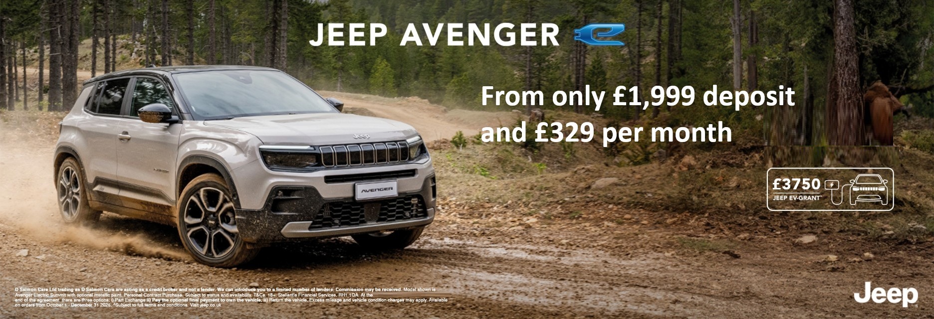 Avenger Electric Summit - £1,999 Deposit, £329 Per Month!