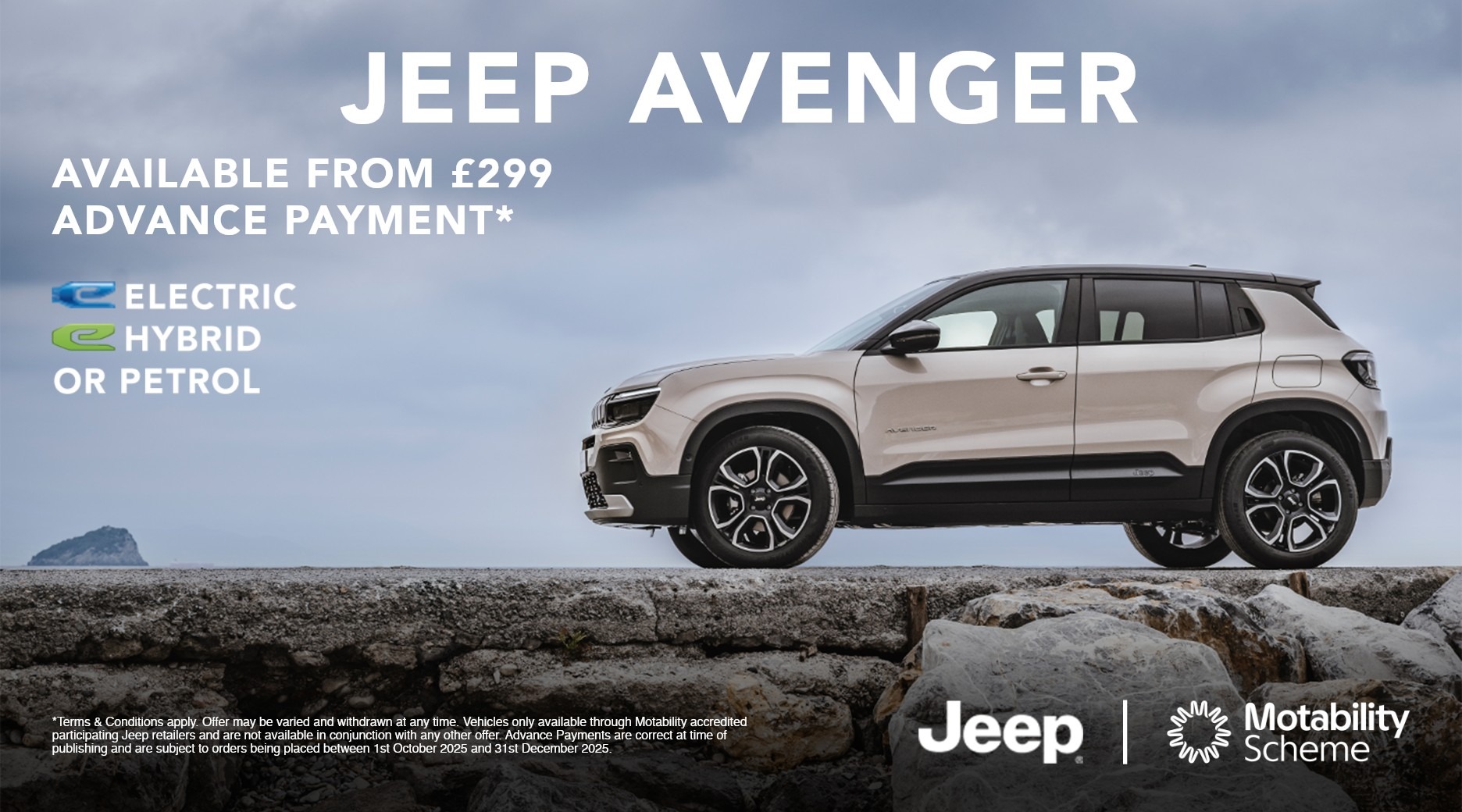 Motability from £349 Advance Payment