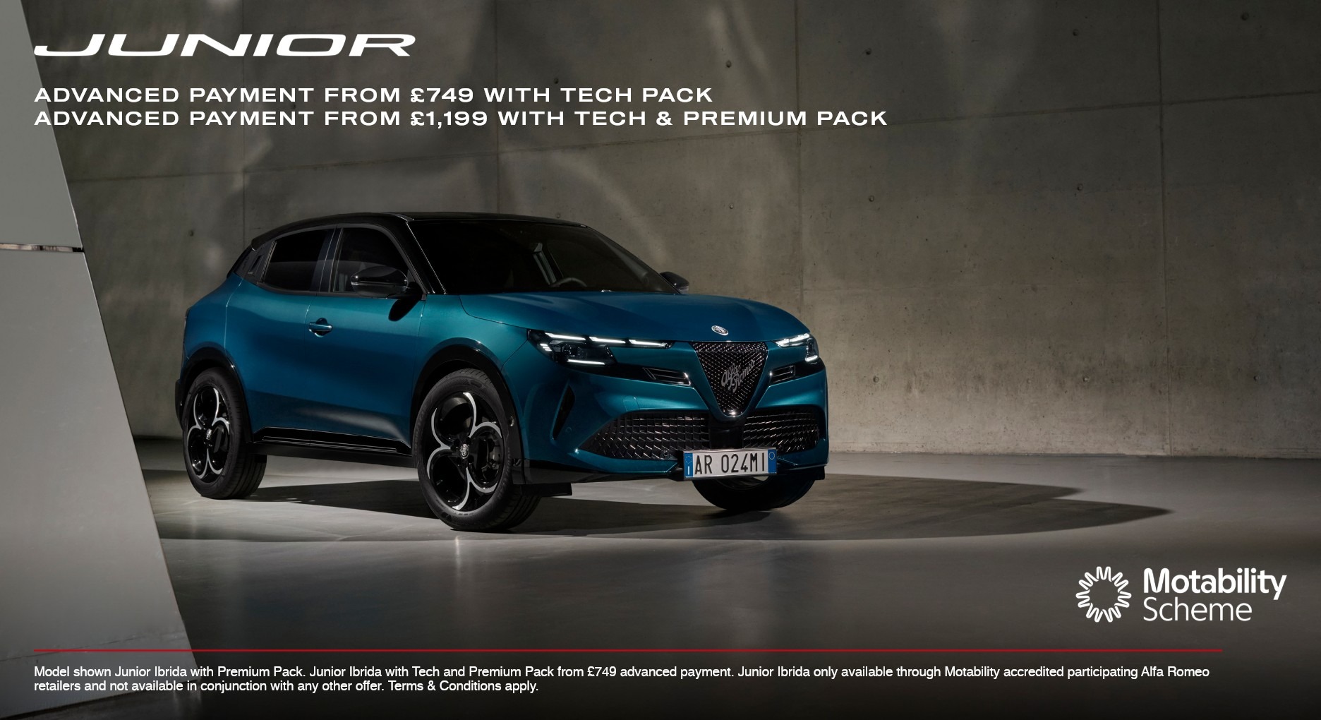 Motability from £749 Advance Payment