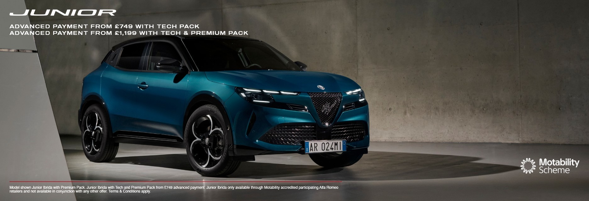 Motability from £749 Advance Payment