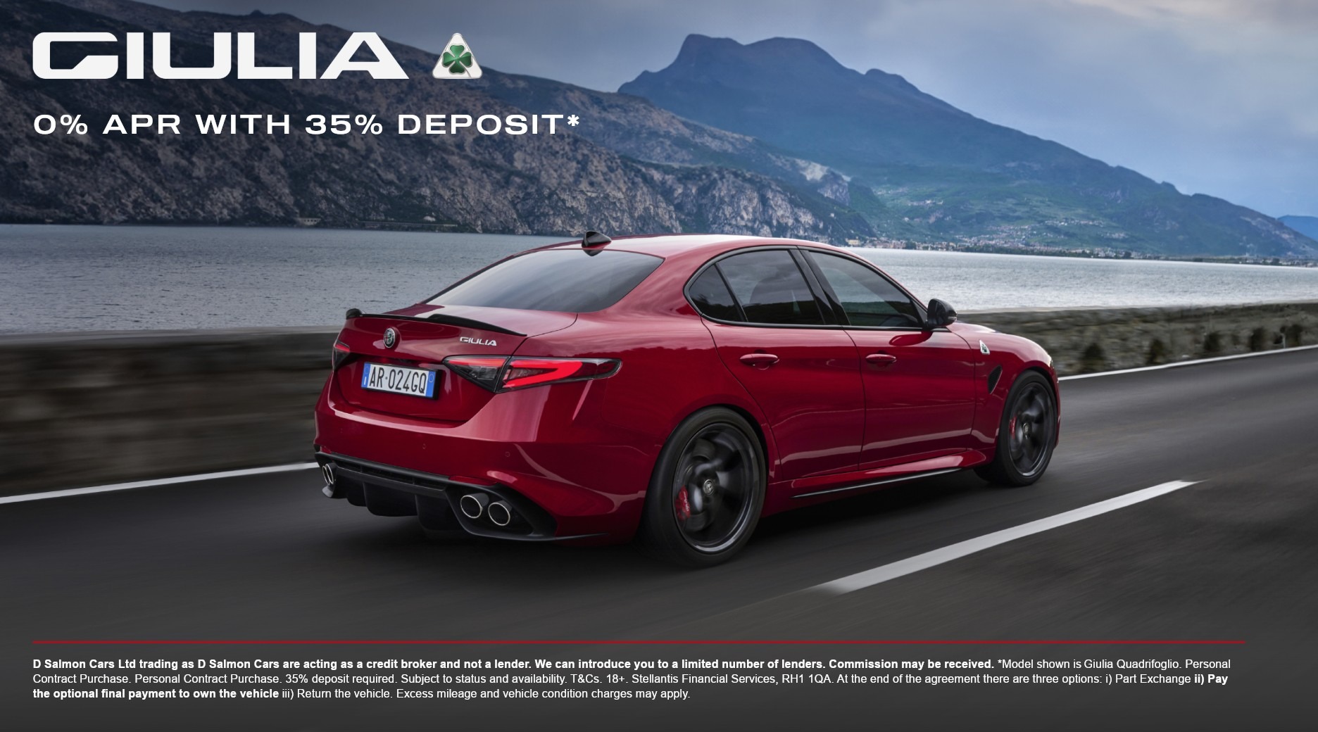 Giulia Quadrifoglio 0%