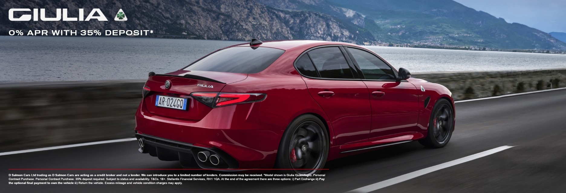 Giulia Quadrifoglio 0%