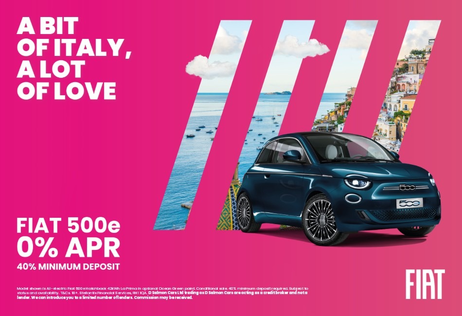 Fiat 500E - 0% APR Representative!