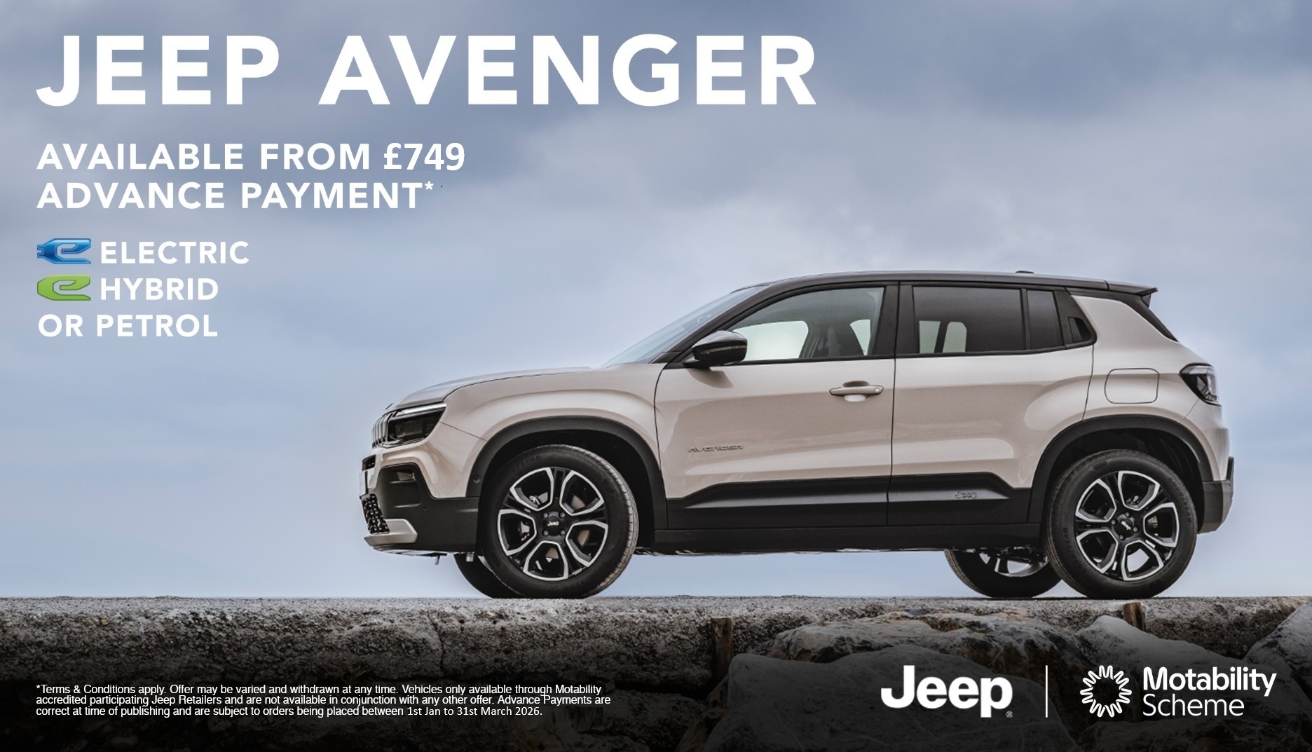 Motability Scheme from £749 Advance Payment