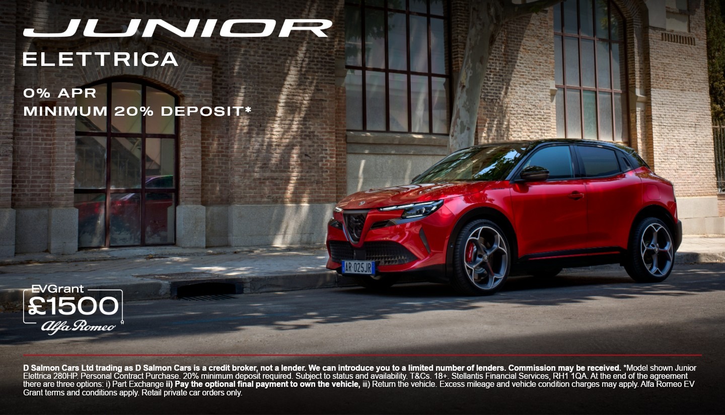 Junior Elettrica 0% APR plus £1,500 EV Grant!