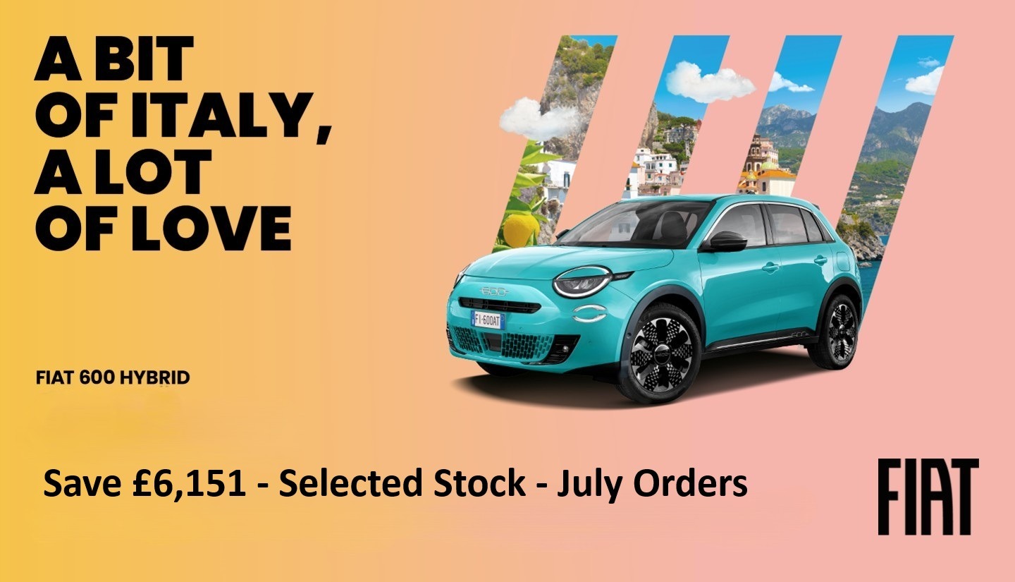 Fiat 600 PCP Offer + Free Paint for July!