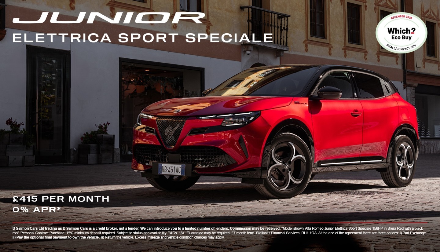 Junior Elettrica 0% APR plus £1,500 EV Grant!