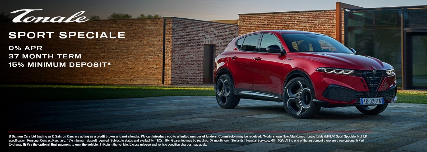 Tonale Sport Speciale 0% APR